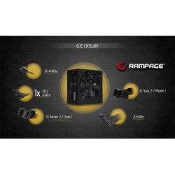 RAMPAGE 700WATT POWER SUPPLY 80 PLUS RAMPAGE 700WATT POWER SUPPLY 80 PLUS