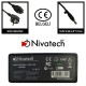 Nivatech BC 921 AC/DC LAPTOP POWER SUPPLY 18,5V 3,5A (4,8*1,7mm) For HP SARI