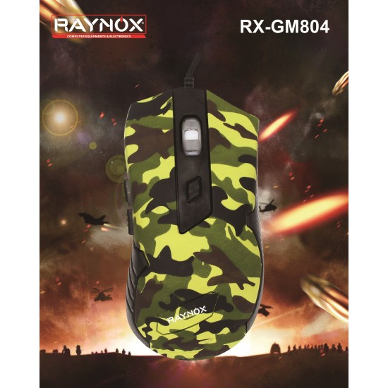 RAYNOX RX-GM804 KAMUFLAJ OYUNCU MOUSE