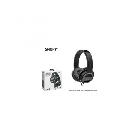 Snopy Bonny PC - Tablet - Telefon İçin Mikrofonlu Kulaklık - GRİ