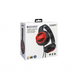 Snopy Bonny PC - Tablet - Telefon İçin Mikrofonlu Kulaklık - Kırmızı Snopy Bonny PC - Tablet - Telefon İçin Mikrofonlu Kulaklık - Kırmızı