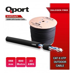 QPORT Q-CATFLASH 500 M LSZH CAT6 OUTDOOR 23AWG
