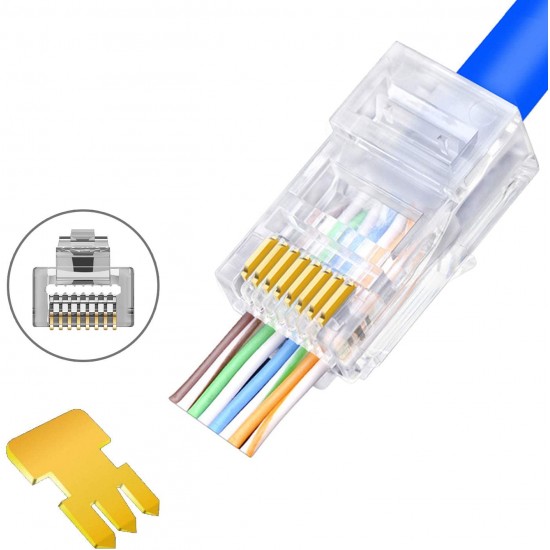 Nivatech NTC 698 CAT6 PASS TYPE CONNECTOR