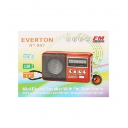 EVERTON RT-897 BLUETOOTH MÜZİK KUTUSU EVERTON RT-897 BLUETOOTH MÜZİK KUTUSU
