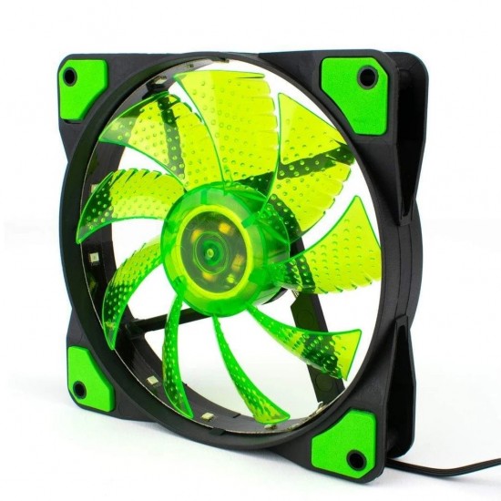 12 CM LED FAN YEŞİL