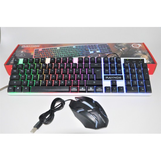 RAYNOX RX-K800 GAMİNG IŞIKLI KLAVYE MOUSE SET