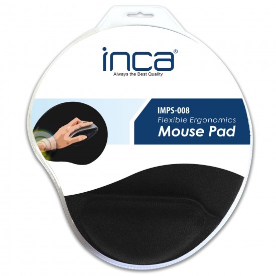 INCA IMPS-008 SILICONE BLACK MOUSE PAD (KAYMAZ TABAN )