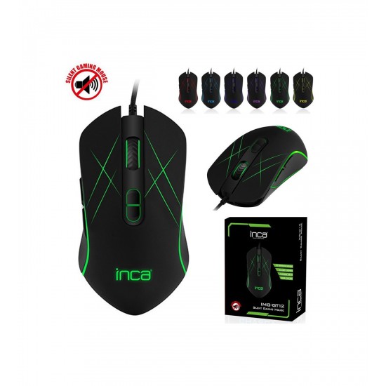 INCA IMG-GT12 6 LED RGB SOFTWEAR/SİLİENT GAMING MOUSE