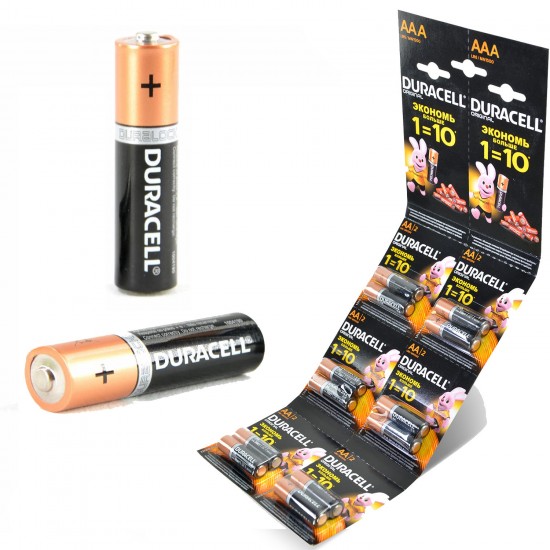 DURACELL AAA  İNCE KARTELA PİL 12 Lİ