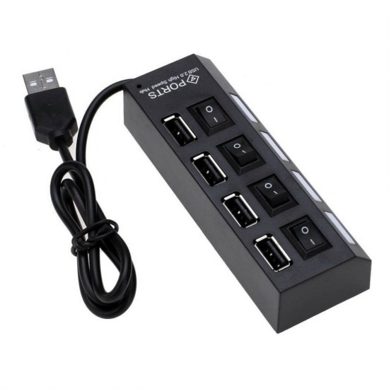 Nivatech NTC 629 4 PORT ANAHTARLI USB 2,0 HUB