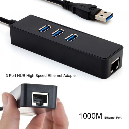 Nivatech NTC-X1905 USB 3.0 3 PORT hub+GİGABİT LAN