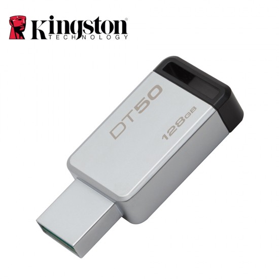 KINGSTON USB 128 GB DT50 128 GB METAL MAVİ