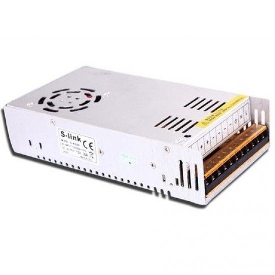 S-link SL-KA380 12V 30A 380W Metal Kamera Güç Kaynağı