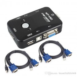 Nivatech NTC-522 USB VGA KVM 2 PORT
