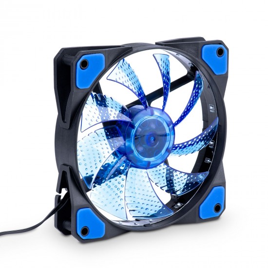 12 CM LED FAN MAVİ