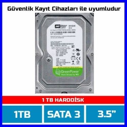 W.DİGİTAL 3,5 AV- GP 1 TB 7200 RPM 64 MB SATA3 6GBİT/SN PC HDD WD10EURX 7/24 CALISMA W.DİGİTAL 3,5 AV- GP 1 TB 7200 RPM 64 MB SATA3 6GBİT/SN PC HDD WD10EURX 7/24 CALISMA