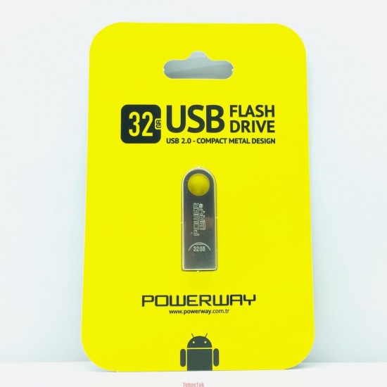 POWERWAY 32 GB FLASH BELLEK