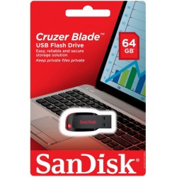 SANDISK 64 GB CRUZER BLADE USB BELLEK