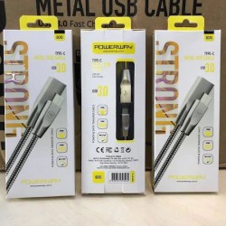 POWERWAY QCX5 USB TYPE-C METAL KABLO