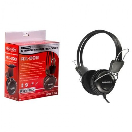 RAYNOX RX-808 HEADSET EARPHONE AND CARTOON BOX SET