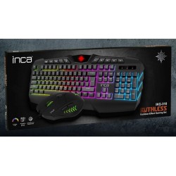 INCA IKG-310 Ruthless  Rainbow Efect Gamıng Set INCA IKG-310 Ruthless  Rainbow Efect Gamıng Set