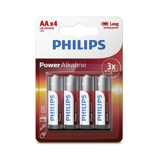 PHILIPS ALKALİN AA 4 LÜ KALEM PİL